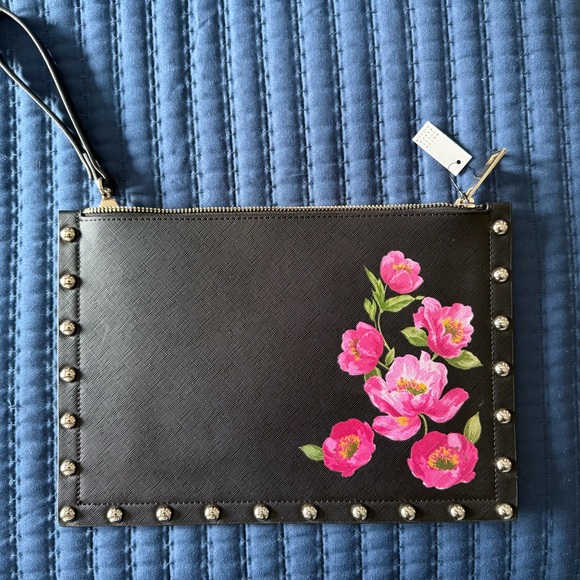 White House Black Market Floral Clutch - Picture 2 of 4
